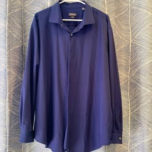 Royal Blue Button Up